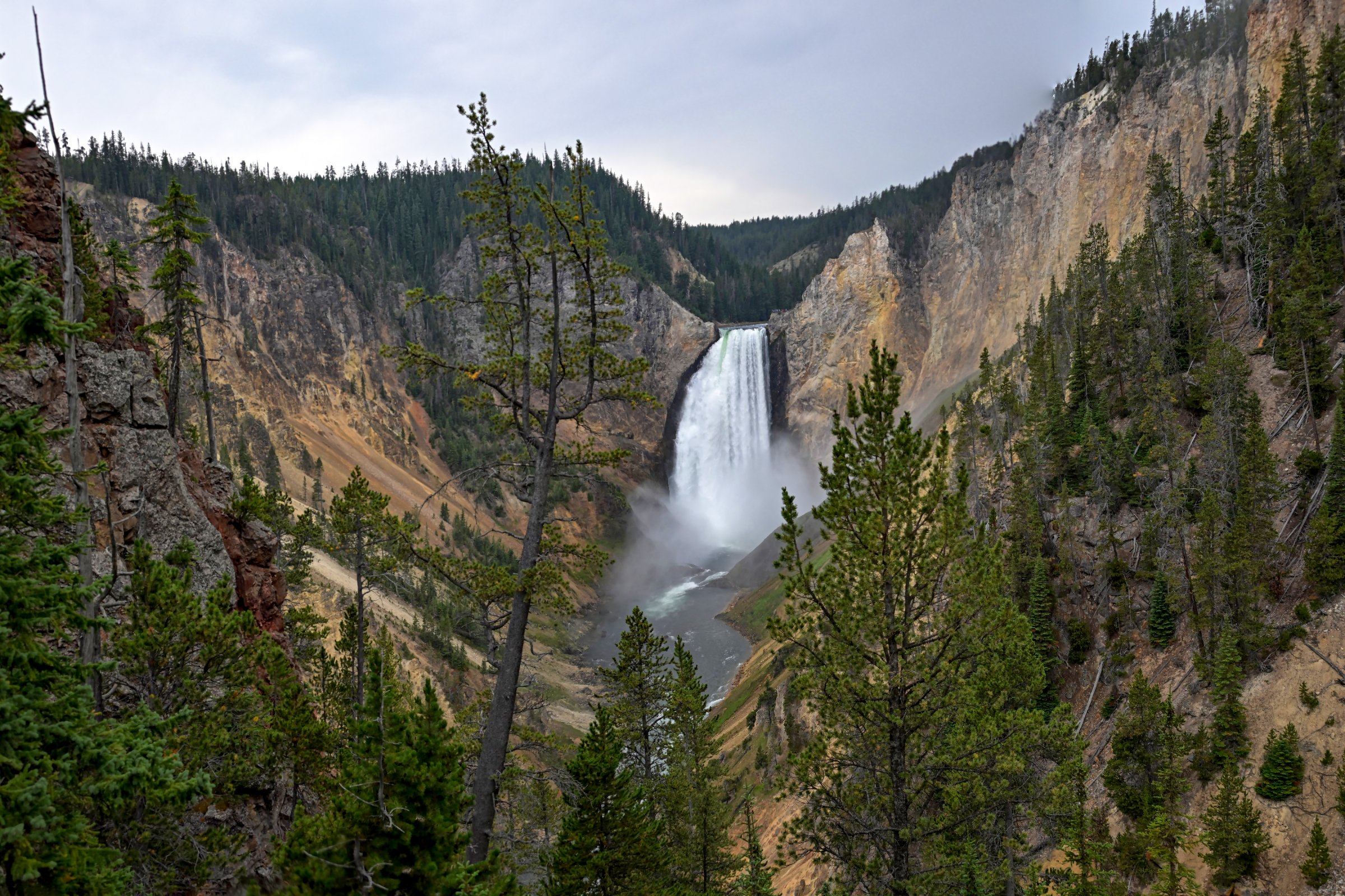 Lower Falls — An overcast day giving perfect light to an iconic location.